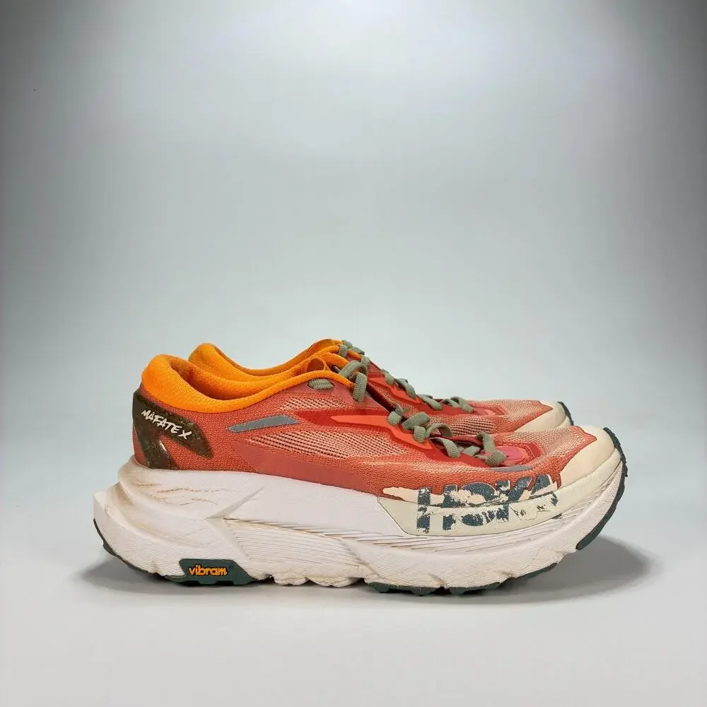 Hoka Mafate X Feldspar Mountain Fog Trail Shoes 1162010 FPR Women's Size 8.5